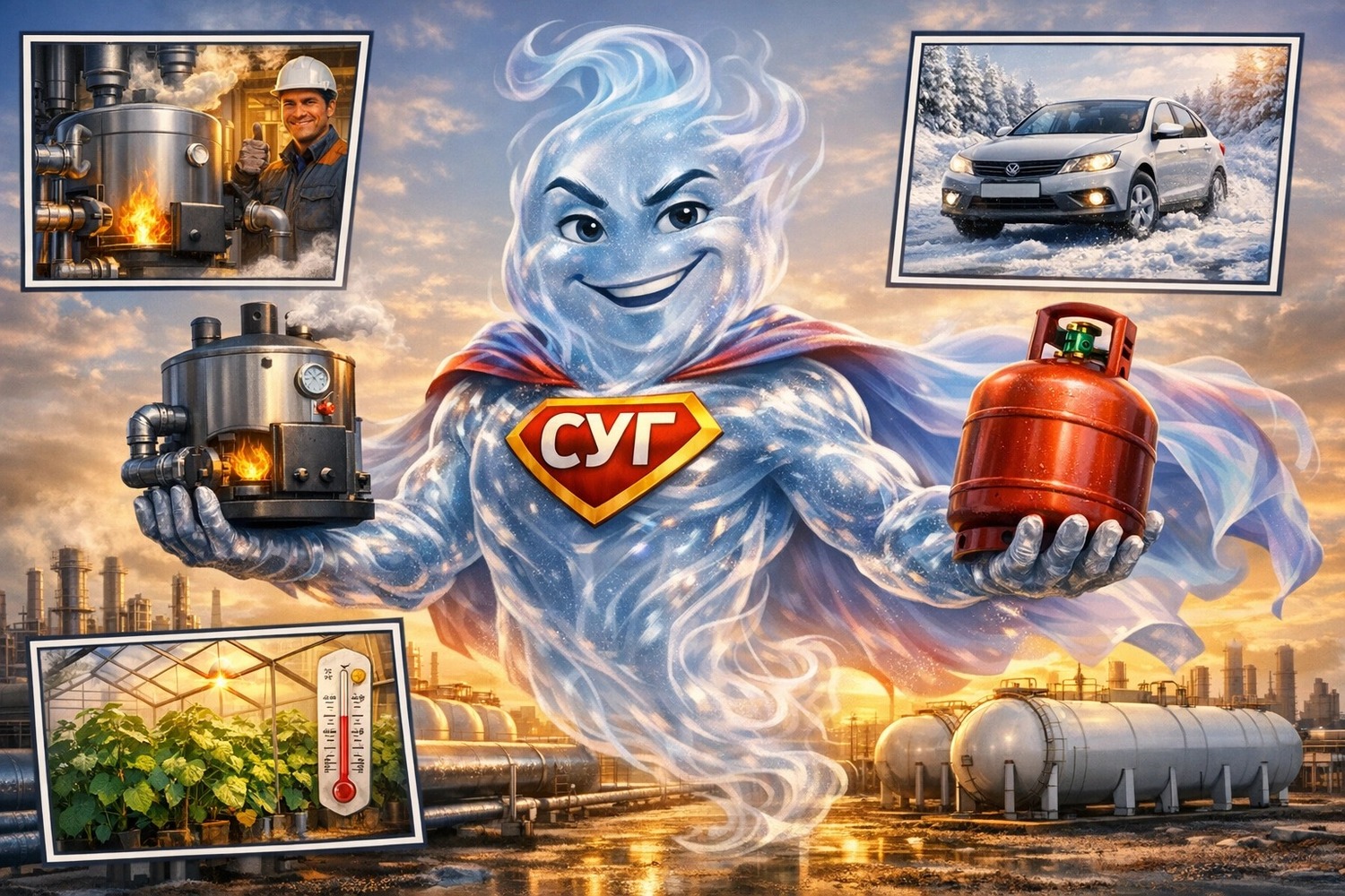 Газ сжиженный углеводородный топливный (СУГ) 